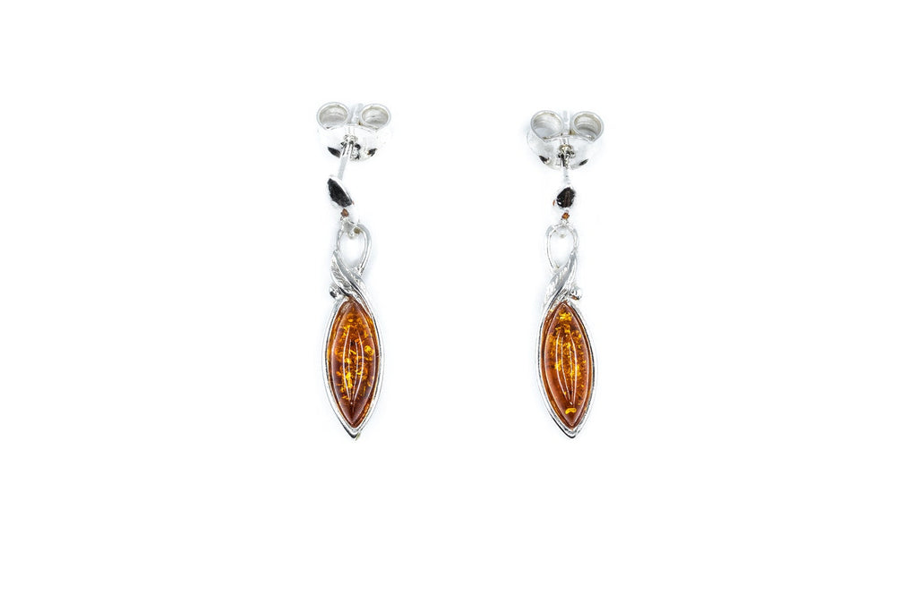 Boucles d'oreilles pendantes marquise délicates