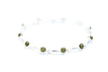 Bracelet minimaliste vert ambre
