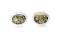 Quintessence Statement Green Amber Cufflinks