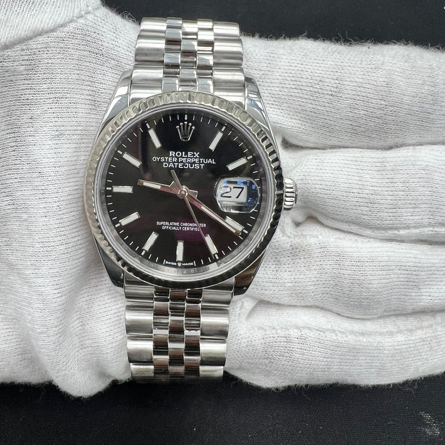ROLEX DATEJUST A2027LW - SJR London Timepiece