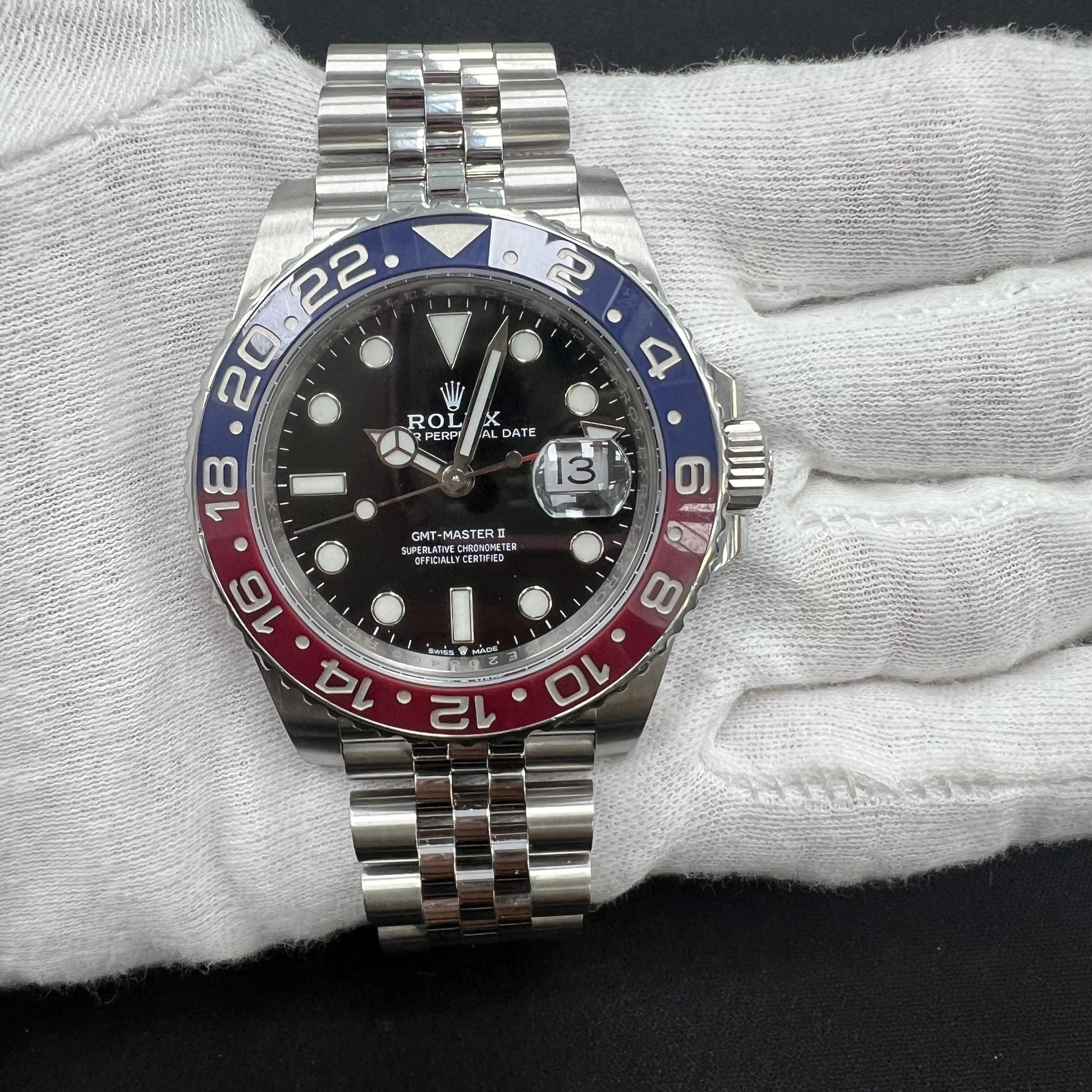 ROLEX GMT MASTER II A8032LW - SJR London Timepiece