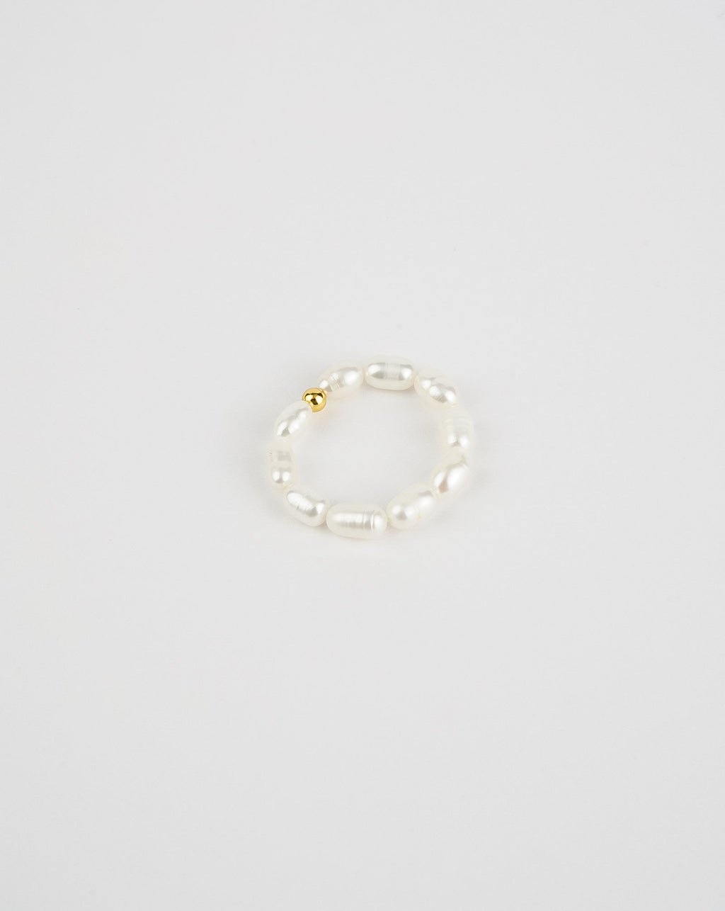 Bague perles et billes