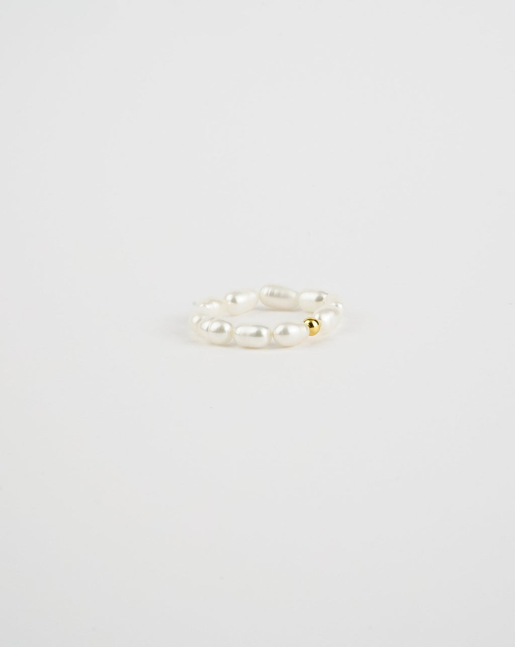 Bague perles et billes