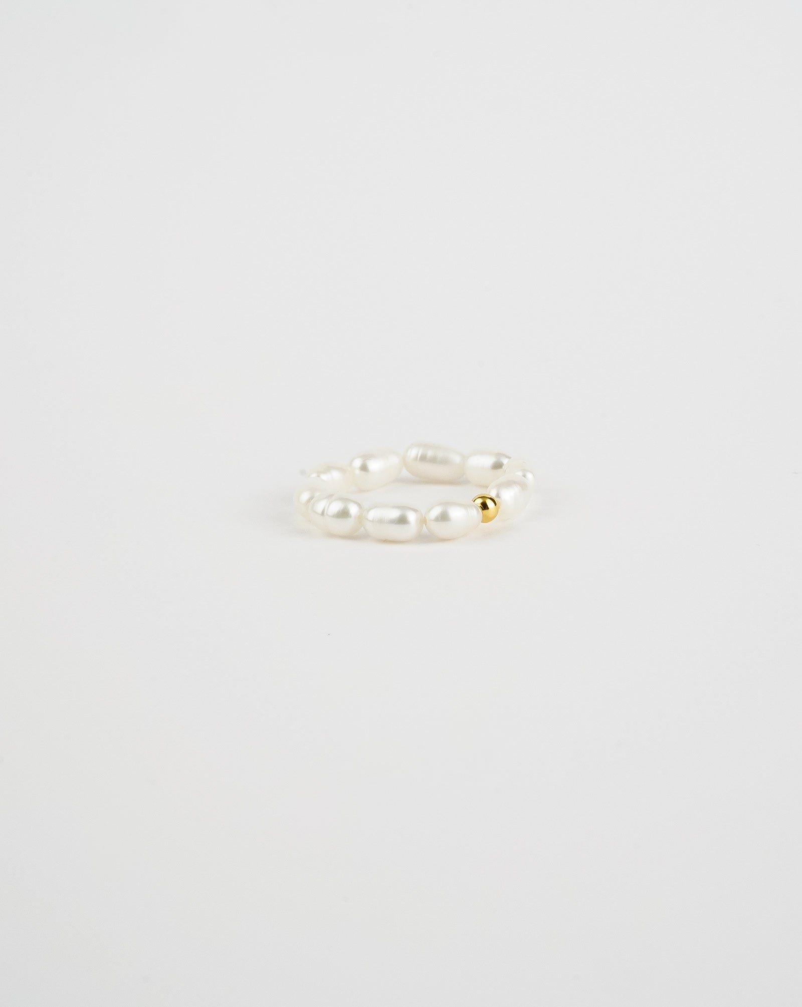 Bague perles et billes