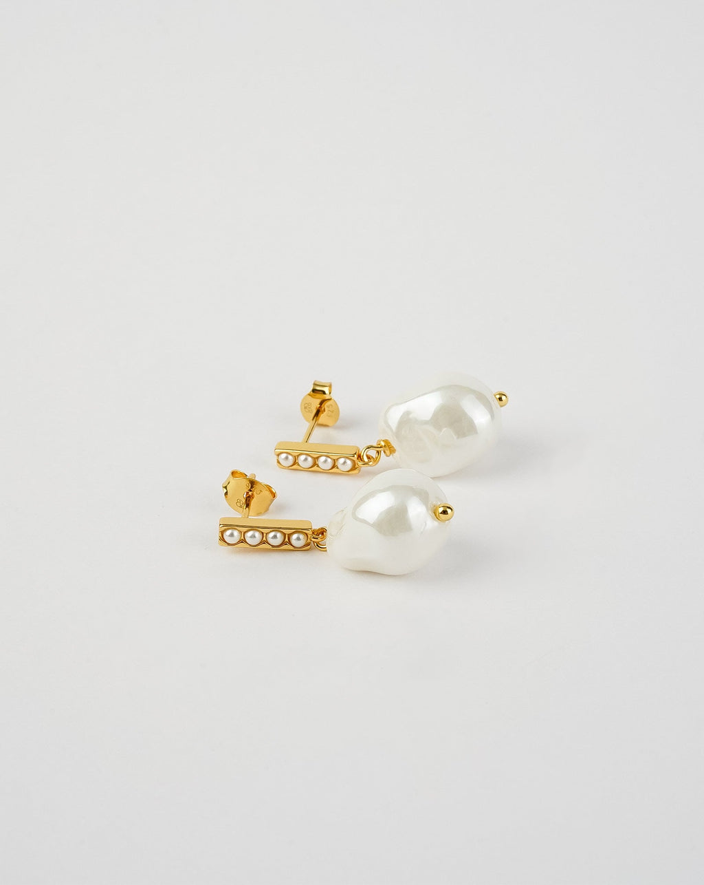 Boucles d'oreilles perles baroques