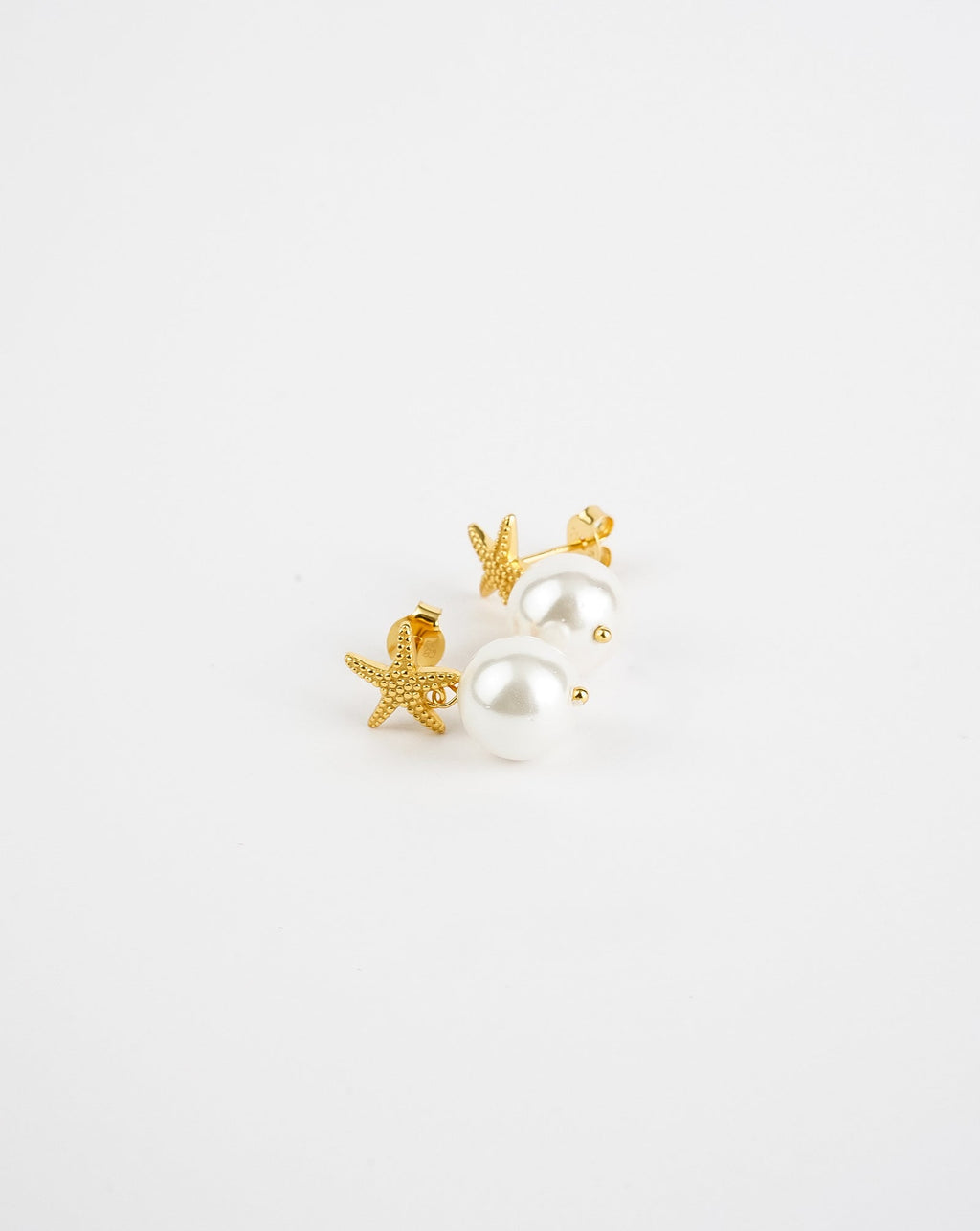 Boucles d'oreilles perles étoile de mer
