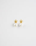 Boucles d'oreilles perles étoile de mer