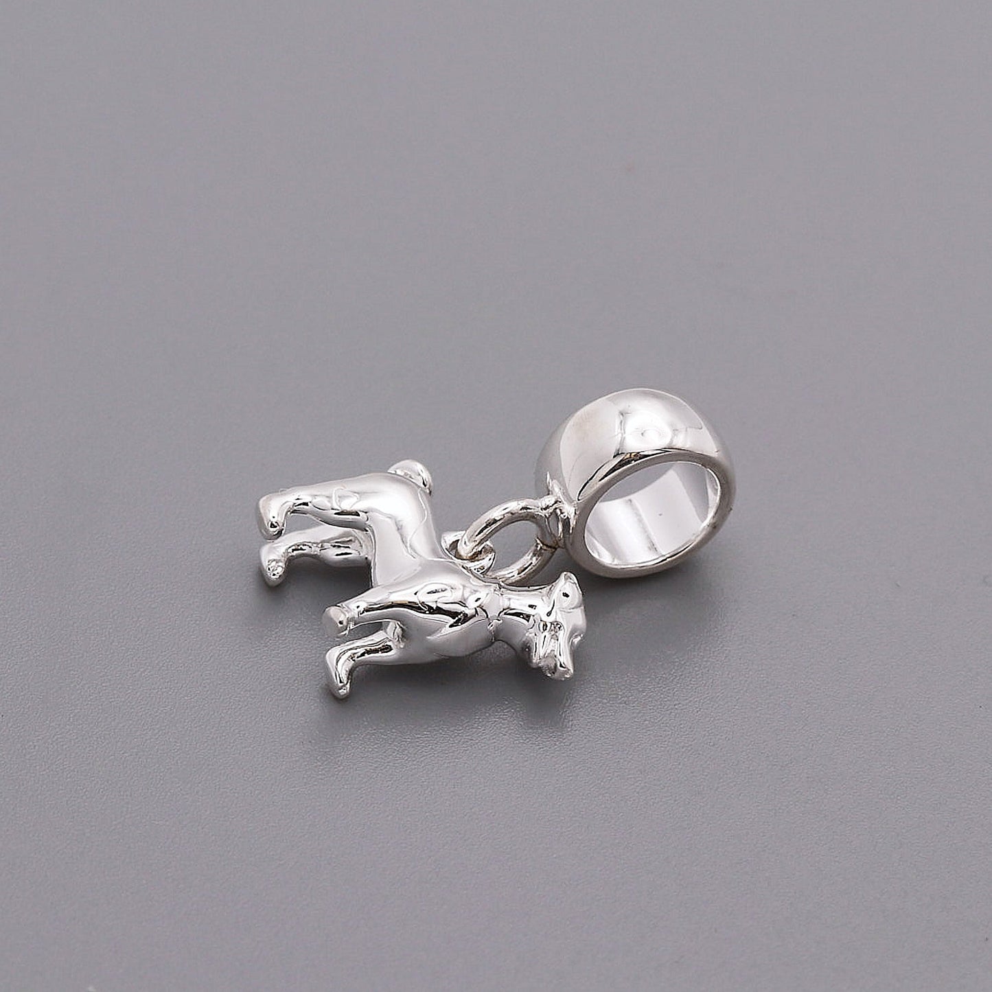 Jack Russell Terrier Silver Dog Charm