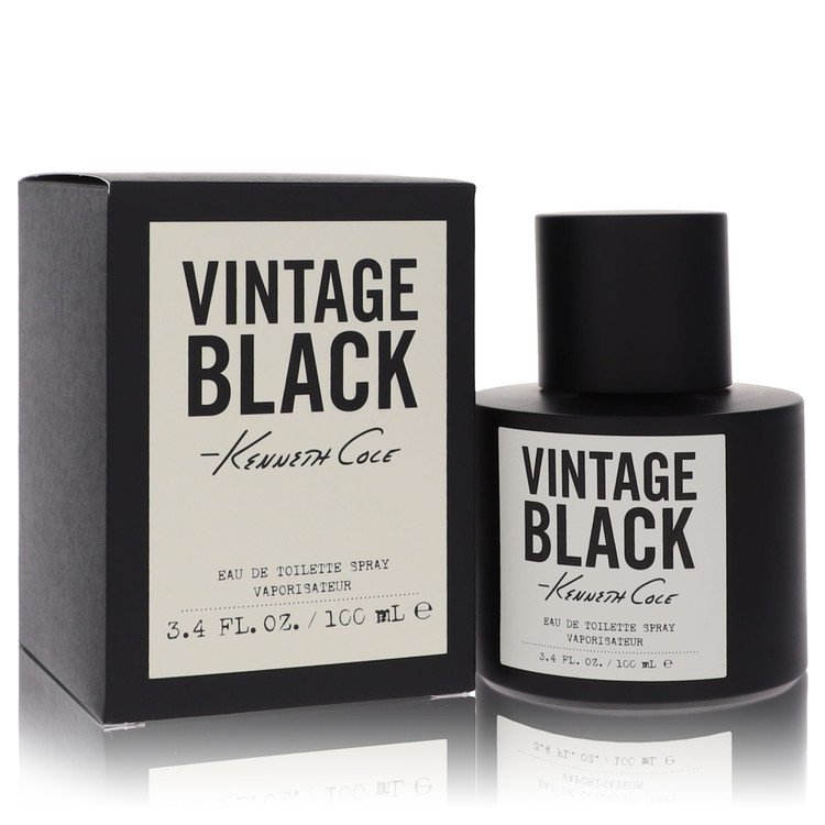 Kenneth Cole Vintage Black Eau de Toilette Spray for Men 3.4 oz / 100 ml