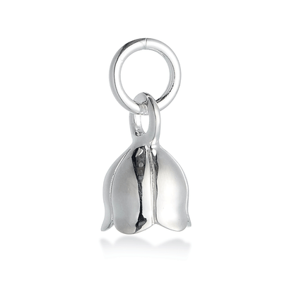 Lily Of The Valley Flower Silver Charm