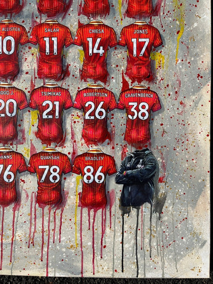 Liverpool 24/25 Champions - Framed A3