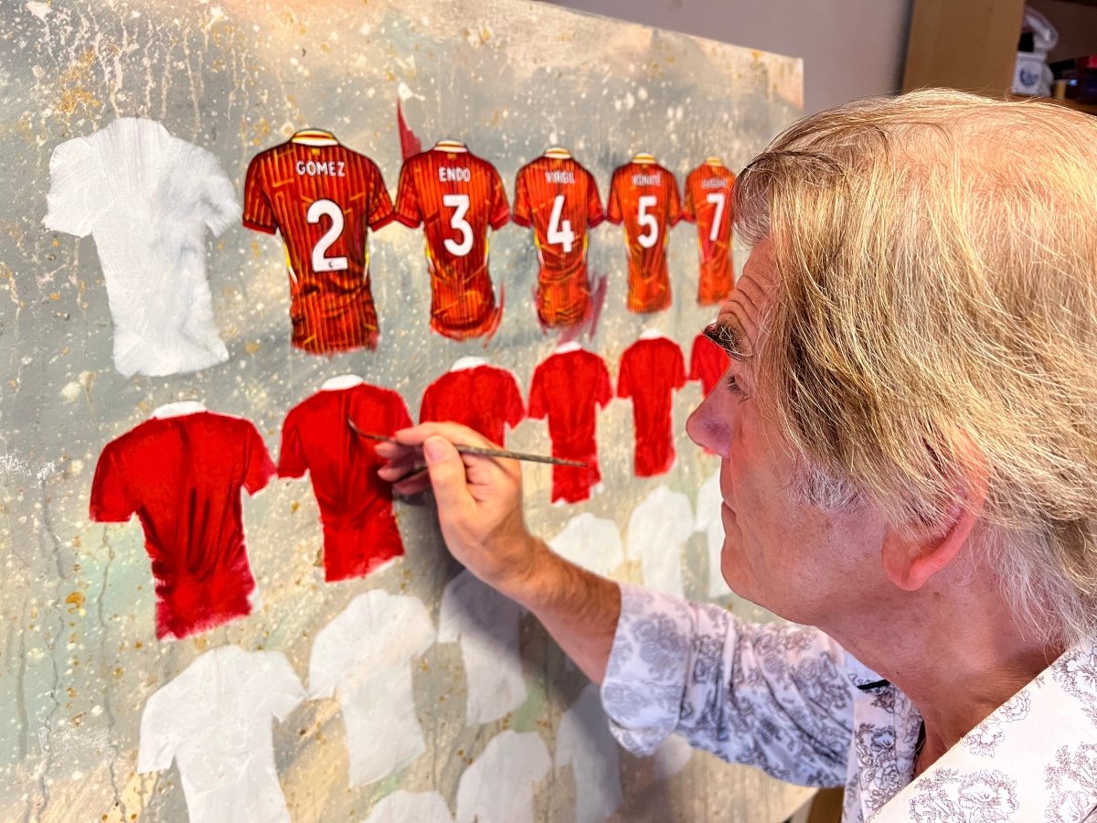 Liverpool 24/25 A2 Limited Edition Print – Reds Shirt Art