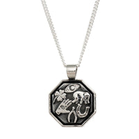 Good Luck Symbols Personalised Silver Necklace