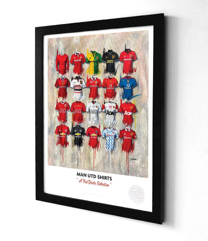 Man United 2022 A3 framed print