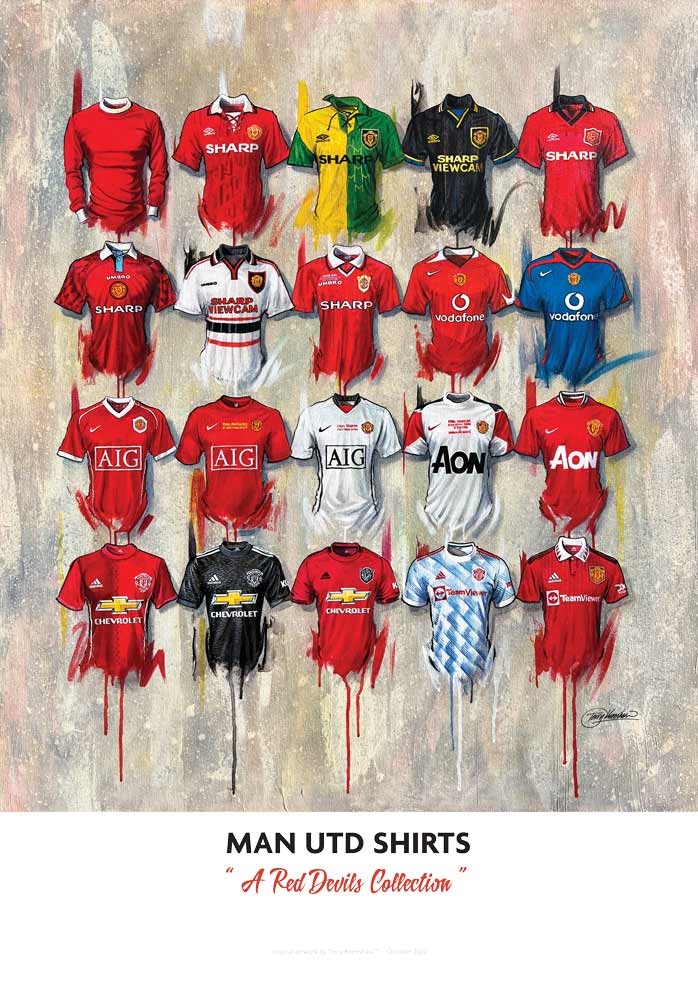 Manchester United FC A2 Signed Limited Edition Prints