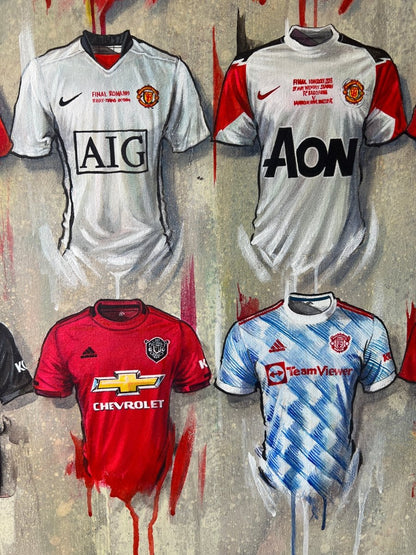 Manchester United FC A2 Signed Limited Edition Prints