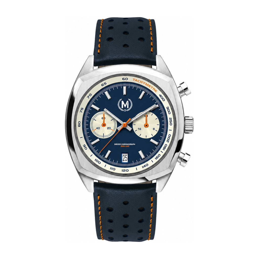 Chronographe Driver MKII Quartz, Blue Reverse Panda (PRÉCOMMANDEZ DÈS MAINTENANT)
