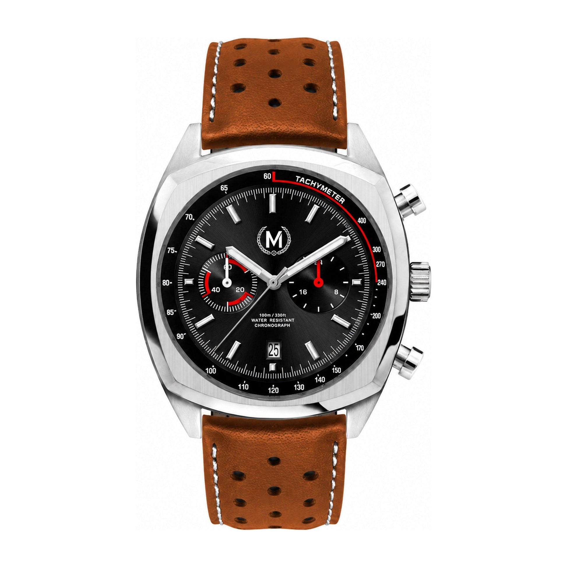 Classic Driver Chronograph, Tan Strap (PRE-ORDER NOW) - SJR London Timepiece