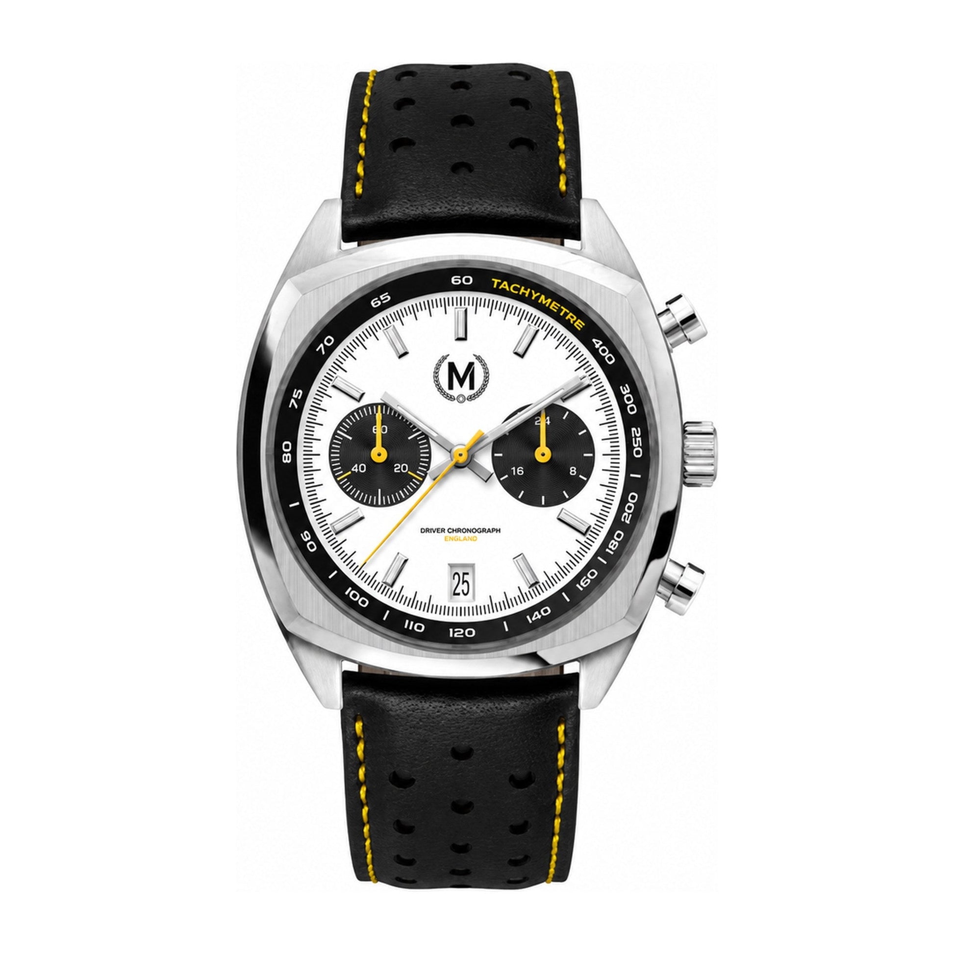 Driver Chronograph MKII Meca-Quartz, Panda - SJR London Timepiece