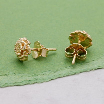Marigold Gold Vermeil Silver Studs
