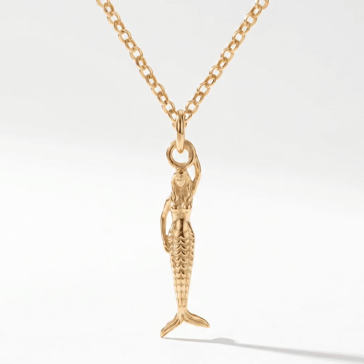 Maxi Mermaid Gold Necklace - Zennor