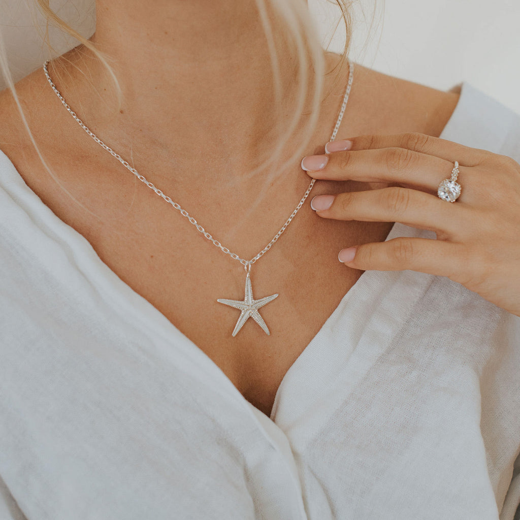 Collier maxi étoile de mer
