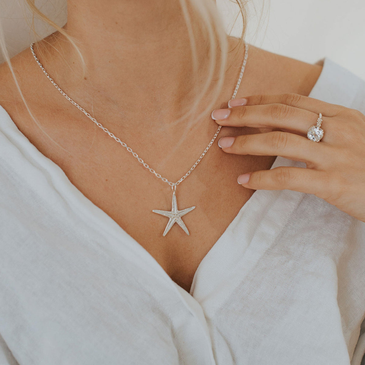 Collier maxi étoile de mer