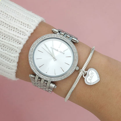 Michael Kors MK3190 Darci Women's Silver Watch - SJR London Timepiece