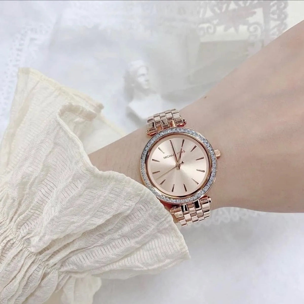 Montre Rose Or Femme Michael Kors MK3366 Mini Darci