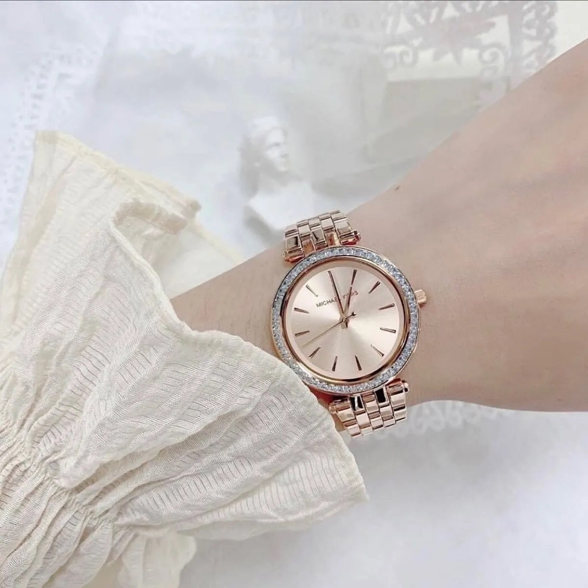 Montre Rose Or Femme Michael Kors MK3366 Mini Darci