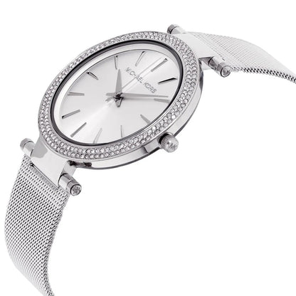 Michael Kors MK3367 Mini Darci Women's Silver Mesh Watch - SJR London Timepiece