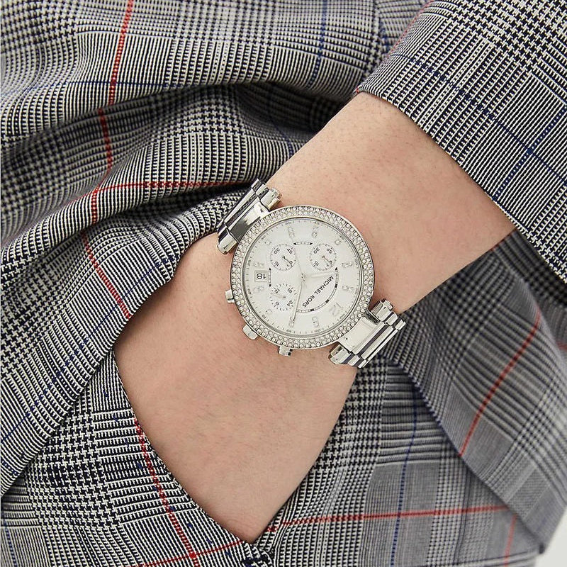 Michael Kors MK5353 Parker Women's Silver Watch - SJR London Timepiece