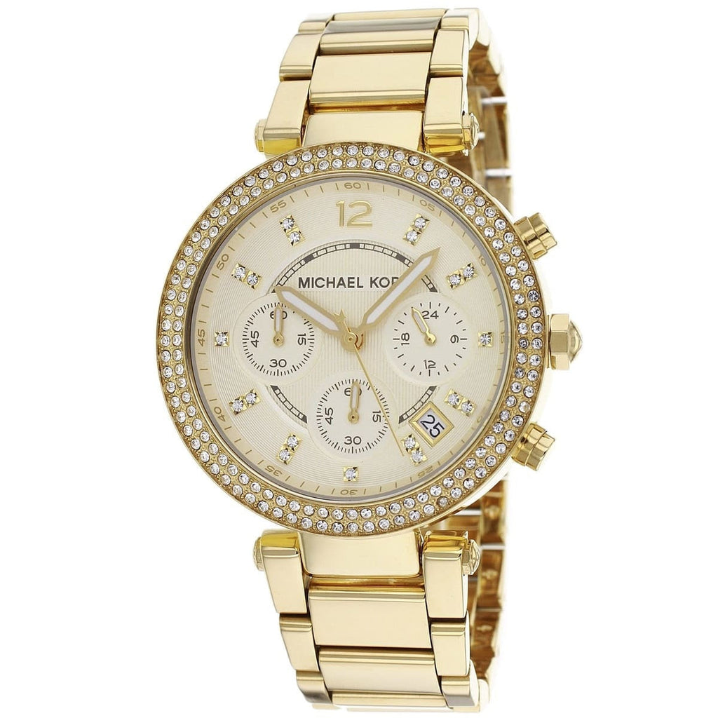 Montre dorée Michael Kors MK5354 Parker pour femme