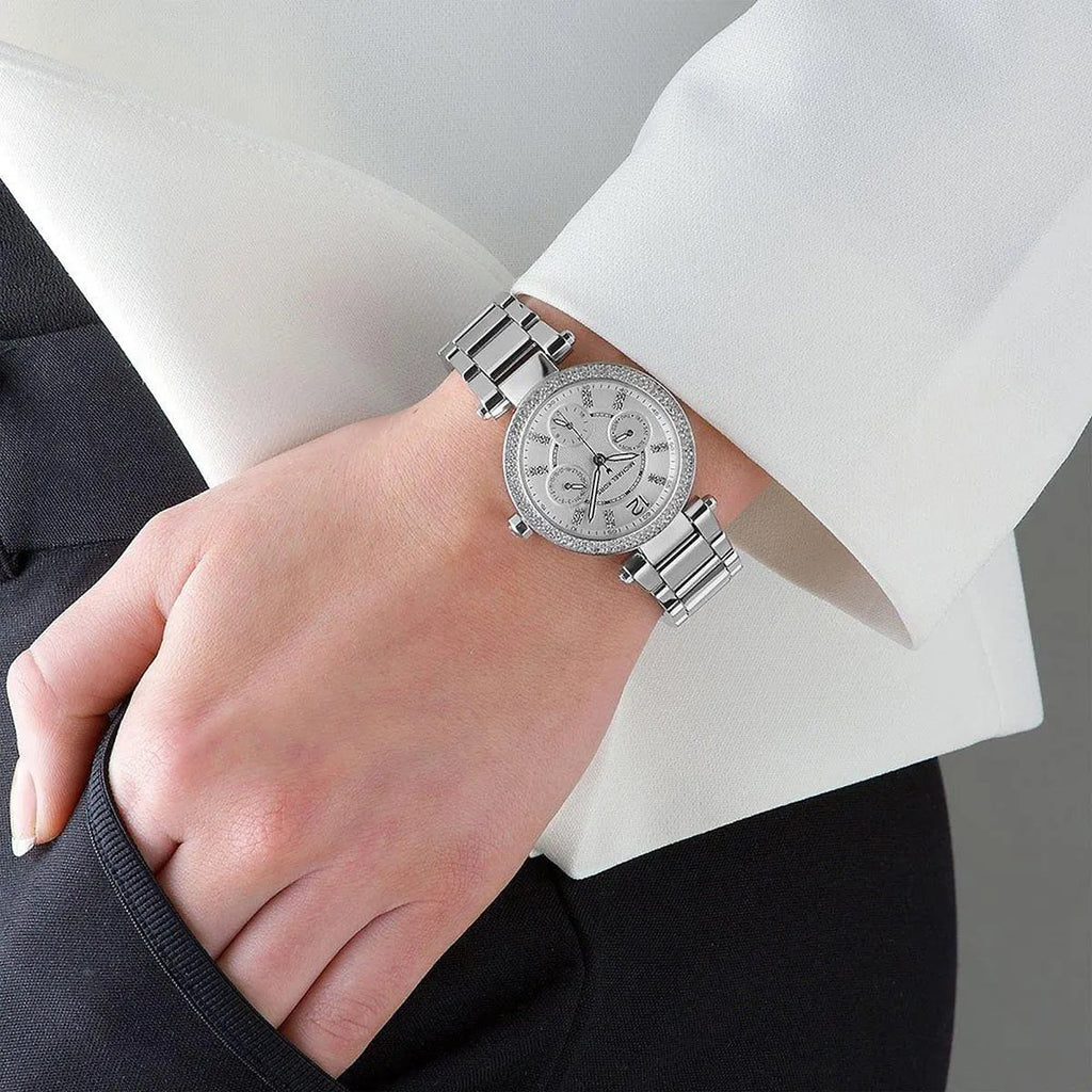 Montre argentée Michael Kors MK5615 Mini Parker pour femme
