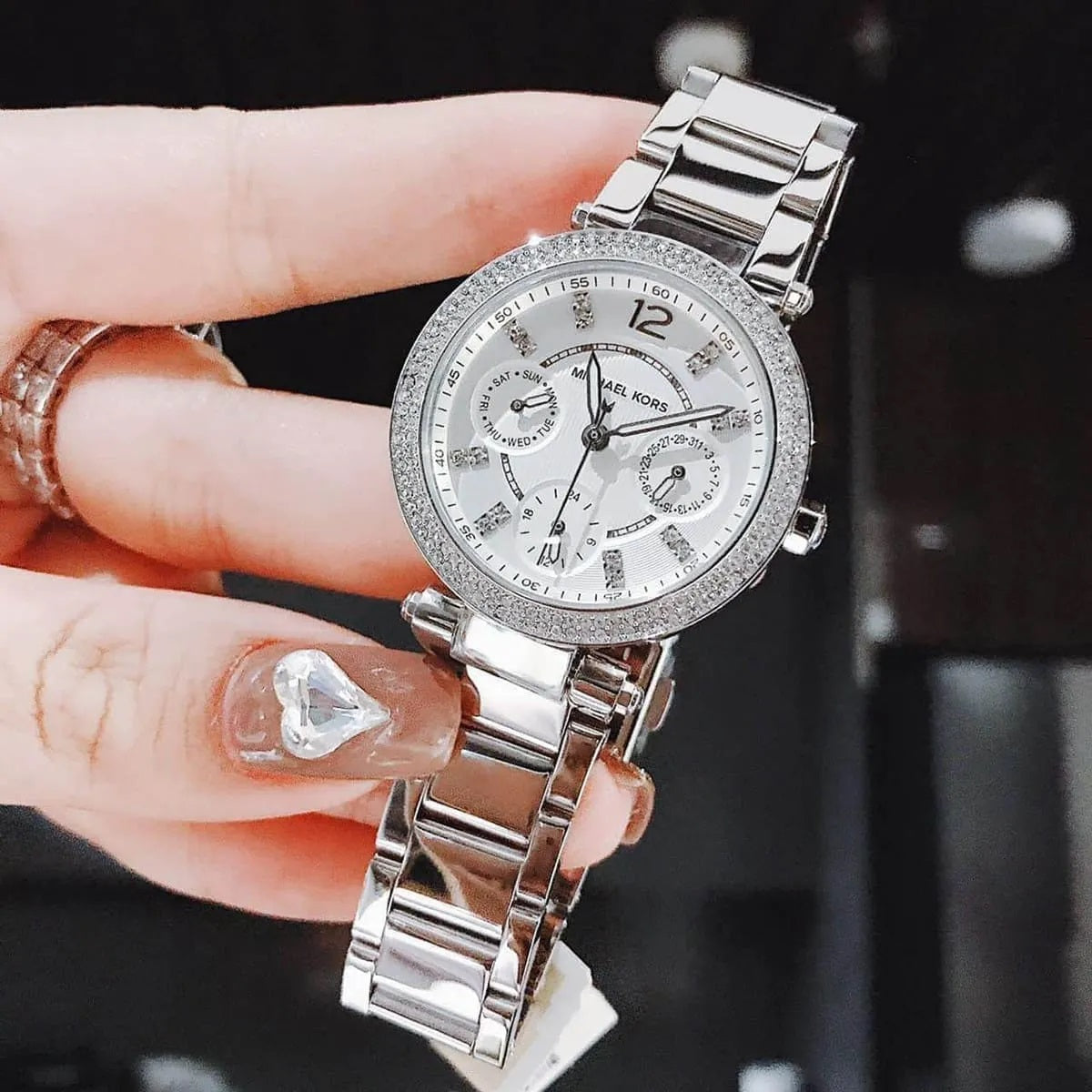 Michael Kors MK5615 Mini Parker Women's Silver Watch - SJR London Timepiece