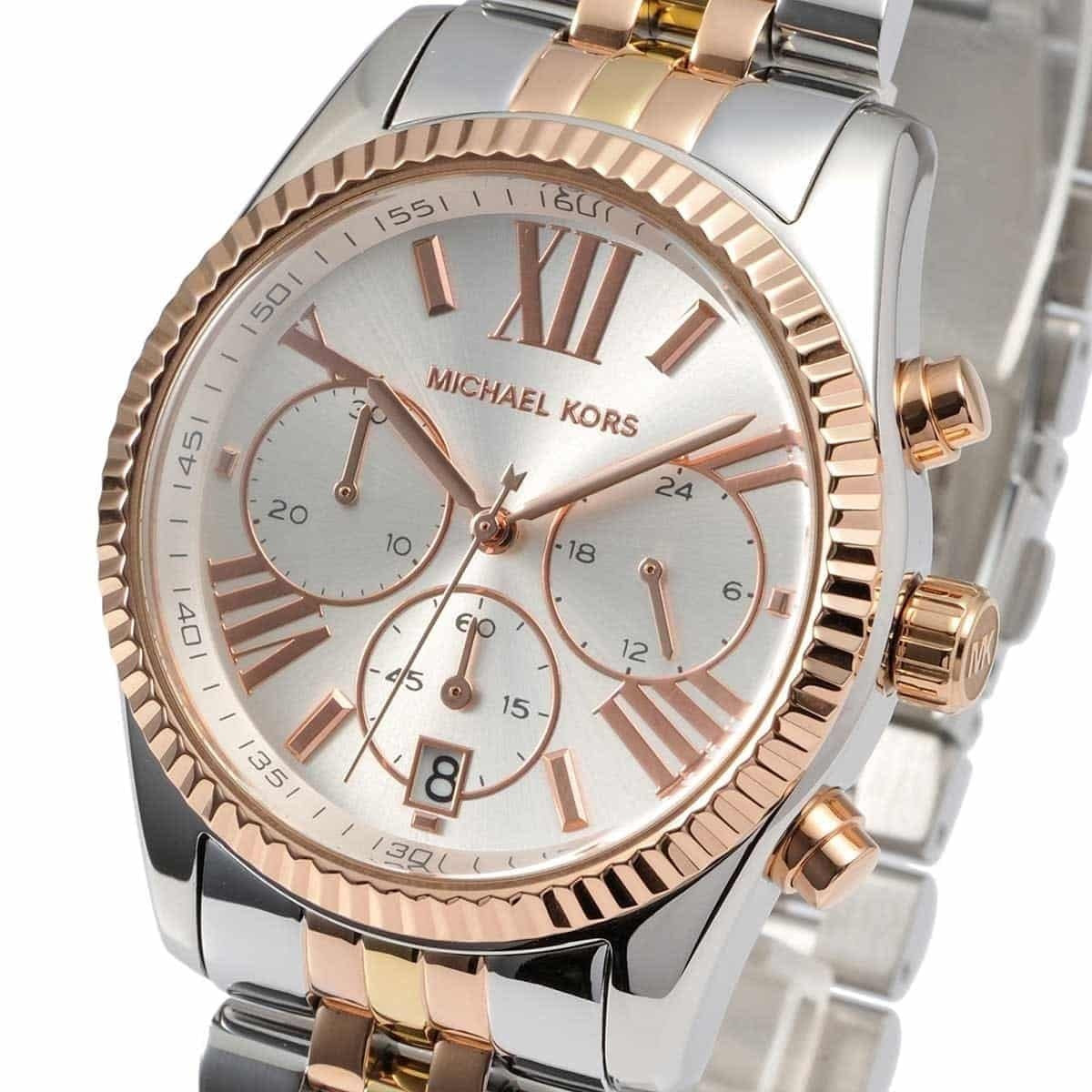 Michael Kors MK5735 Lexington Women's Tri-Tone Watch - SJR London Timepiece