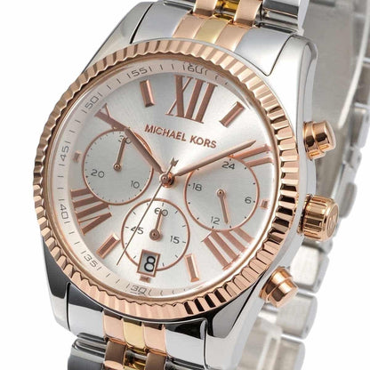 Michael Kors MK5735 Lexington Women's Tri-Tone Watch - SJR London Timepiece