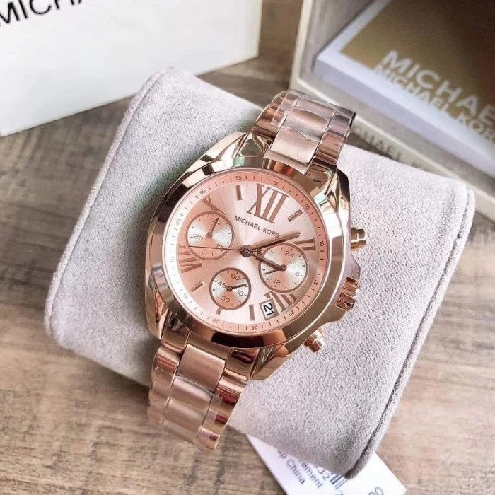 Michael Kors MK5799 Bradshaw Women's Rose Gold Watch - SJR London Timepiece