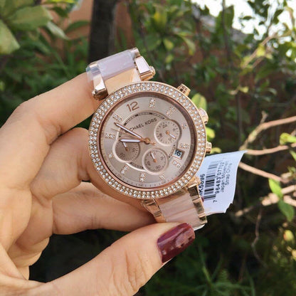 Michael Kors MK5896 Parker Women's Rose Gold Watch - SJR London Timepiece