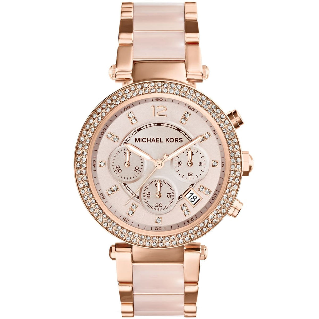 Michael Kors MK5896 Montre femme Parker or rose