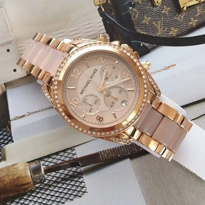 Michael Kors MK5943 Blair Women's Rose Gold Watch - SJR London Timepiece