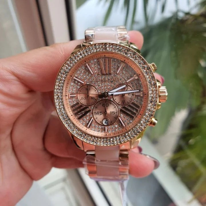 Michael Kors MK6096 Wren Women's Rose Gold Watch - SJR London Timepiece