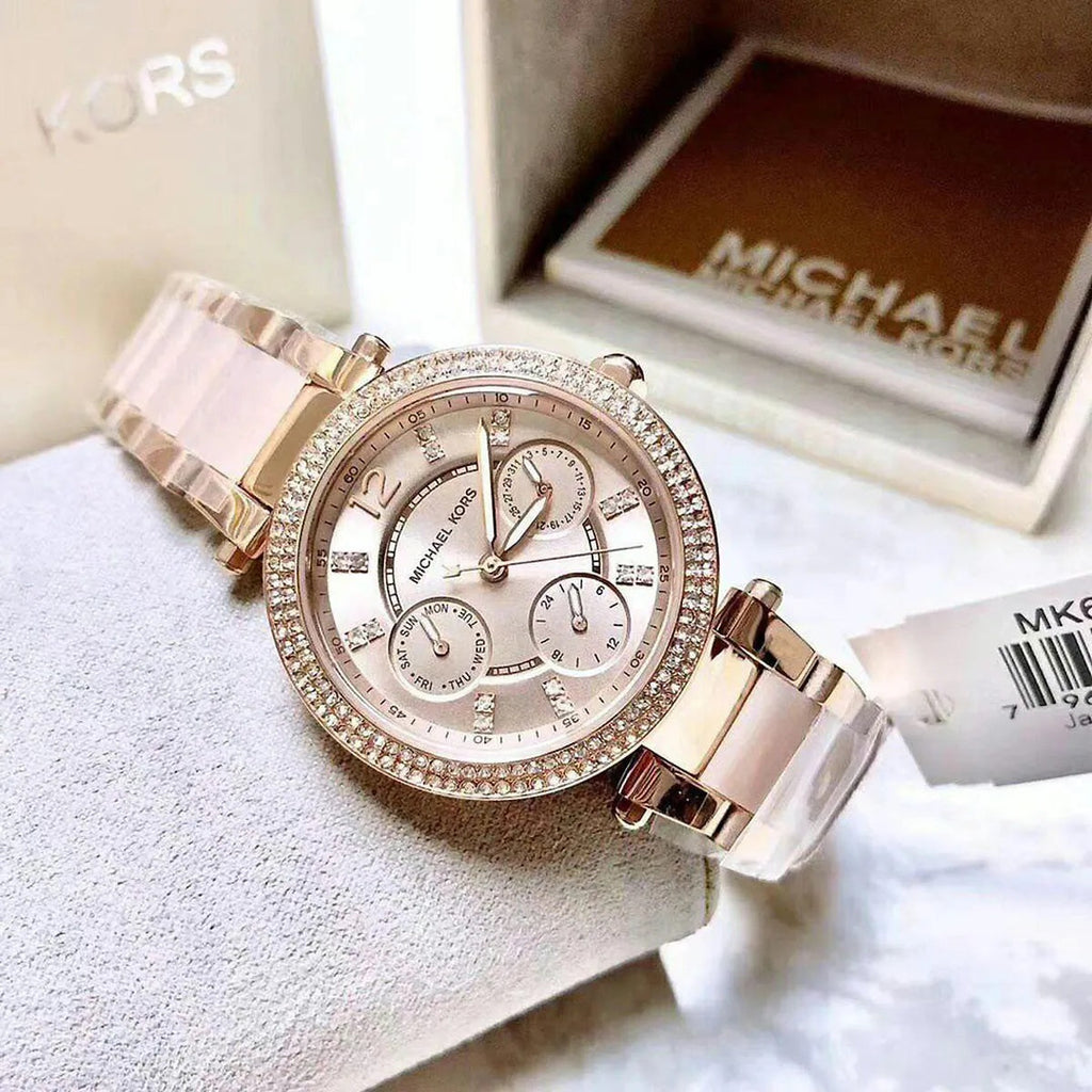 Montre Michael Kors MK6110 Mini Parker Or Rose pour Femme