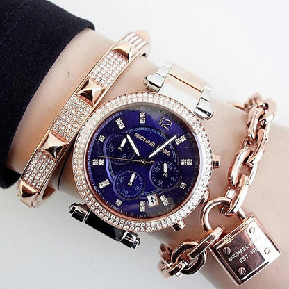 Michael Kors MK6141 Parker Women's Two-Tone Watch - SJR London Timepiece