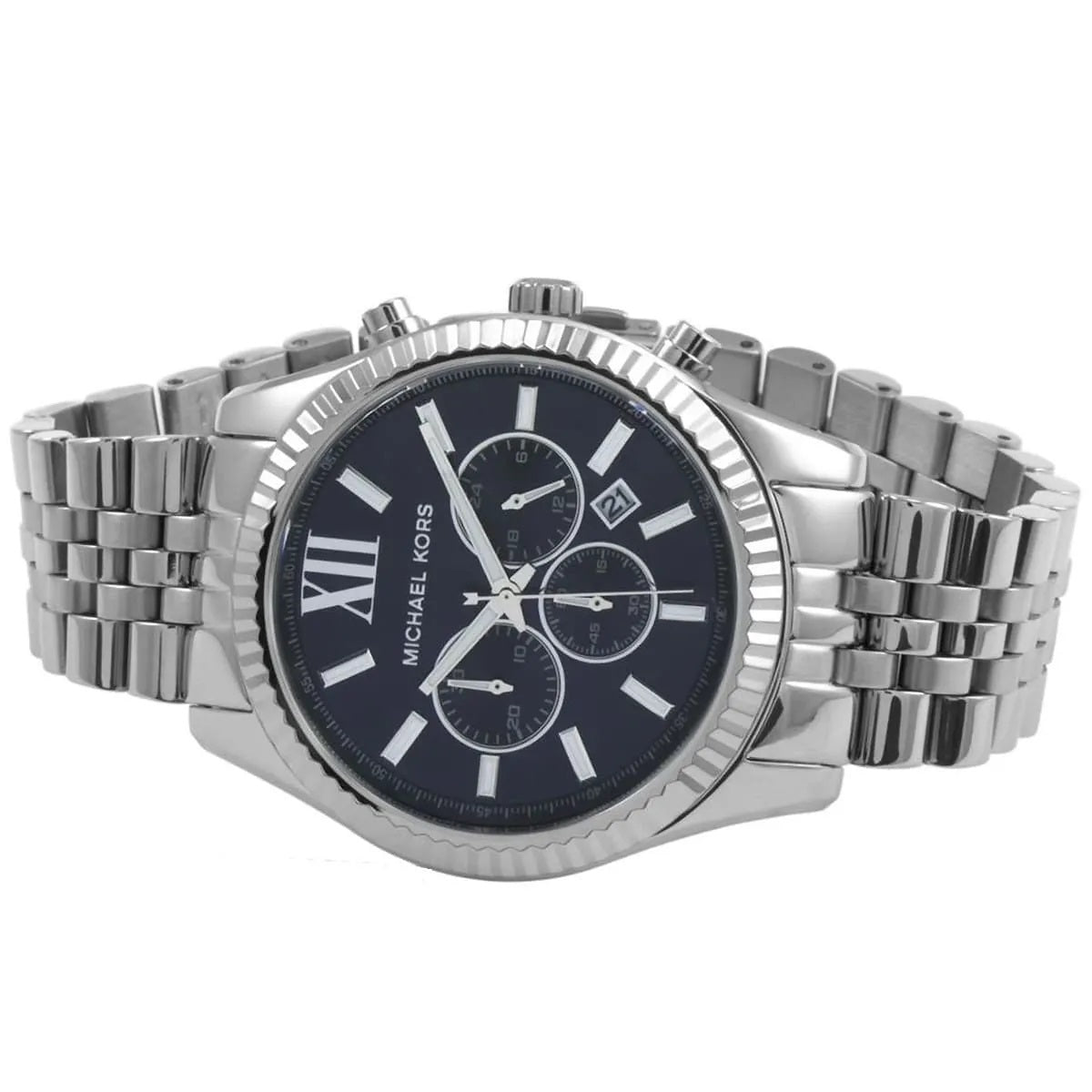 Michael Kors MK8280 Lexington Men's Silver Watch - SJR London Timepiece