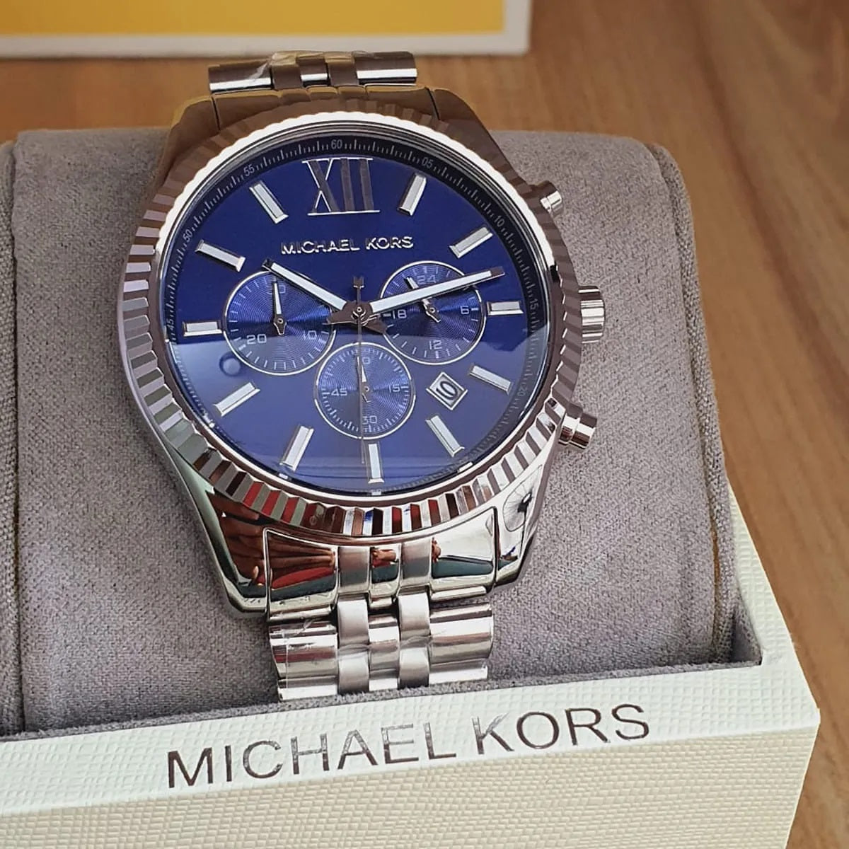 Michael Kors MK8280 Lexington Men's Silver Watch - SJR London Timepiece