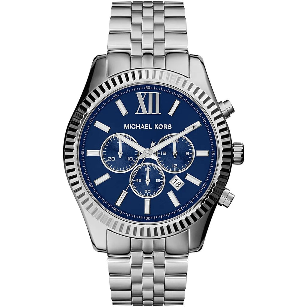 Montre Michael Kors Lexington MK8280 pour homme argentée
