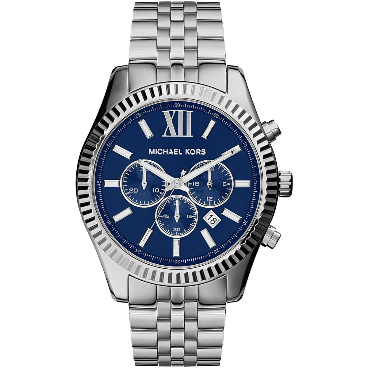 Michael Kors MK8280 Lexington Men's Silver Watch - SJR London Timepiece