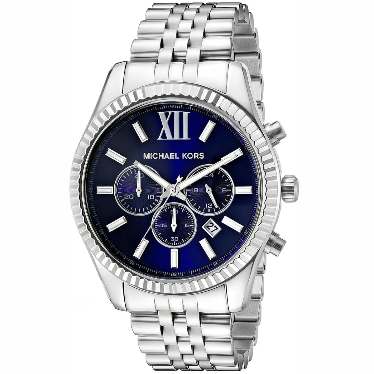 Montre Michael Kors Lexington MK8280 pour homme argentée