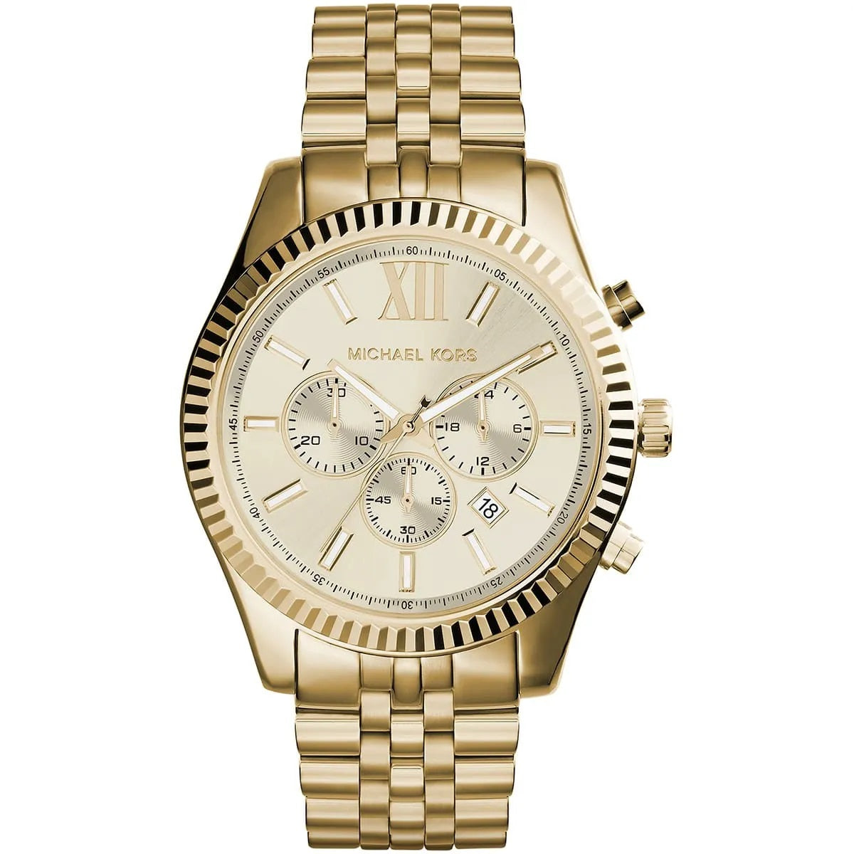 Michael Kors MK8281 Lexington Men's Gold Watch - SJR London Timepiece